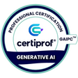 Generative AI Professional Certification - GAIPC™ - Certiprof 