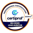 Certification ISO 22301 Lead Auditor - (I22301LA™) - Certiprof 