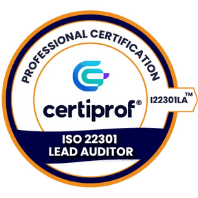 Certification ISO 22301 Lead Auditor - (I22301LA™) - Certiprof 