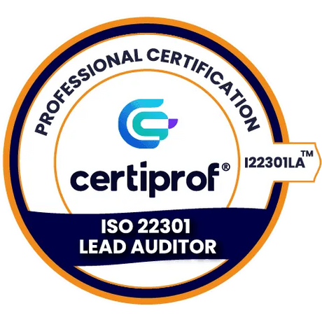 Certification ISO 22301 Lead Auditor - (I22301LA™) - Certiprof 