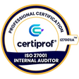 CertiProf Certification ISO/IEC 27001:2022 Internal Auditor (I27001A™) - Certiprof 