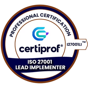 ISO 27001 Lead Implementer Professional Certification - I27001LI™ - Certiprof 