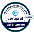 OKR Champion Professional Certification - (OKRCPC™) - Certiprof 