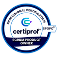 badge scrum po certiprof