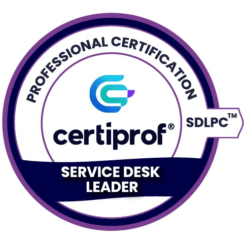 Service Desk Leader Professional Certification (SDLPC™) - Certiprof 