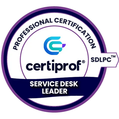 Service Desk Leader Professional Certification (SDLPC™) - Certiprof 